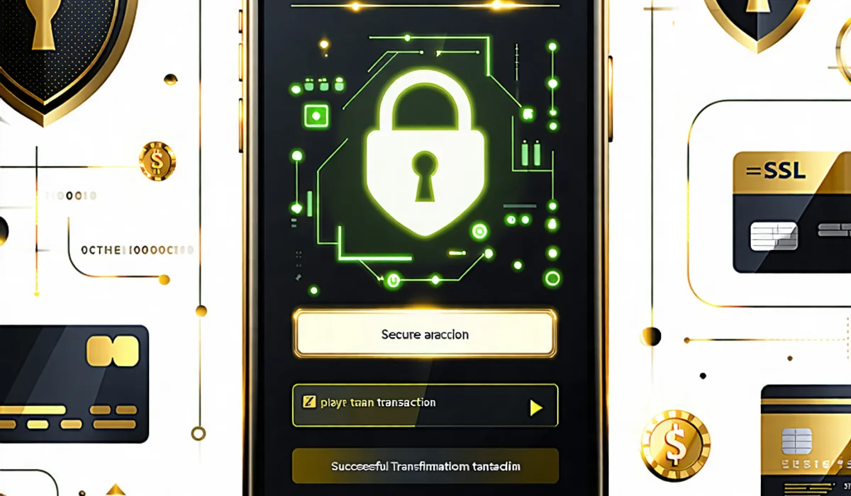 Biểu tượng bảo mật và các phương thức thanh toán an toàn trên ứng dụng NHATVIP