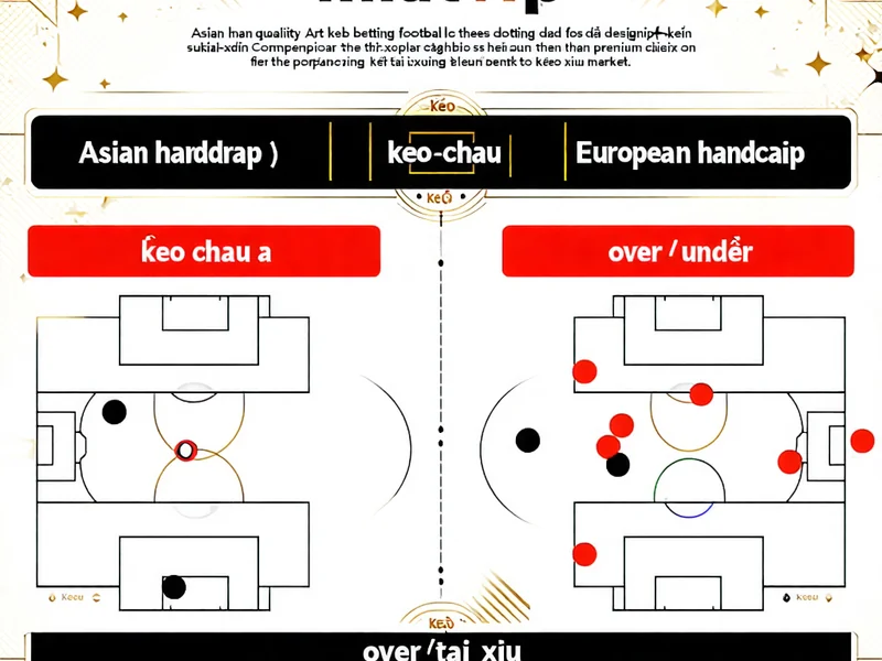 Minh họa các loại kèo cá cược bóng đá phổ biến tại NHATVIP