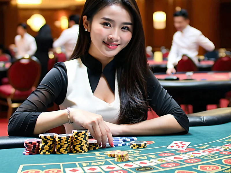 NHATVIP, NhatVip sòng bạc trực tuyến với người chia bài xinh đẹp và bàn Baccarat sang trọng