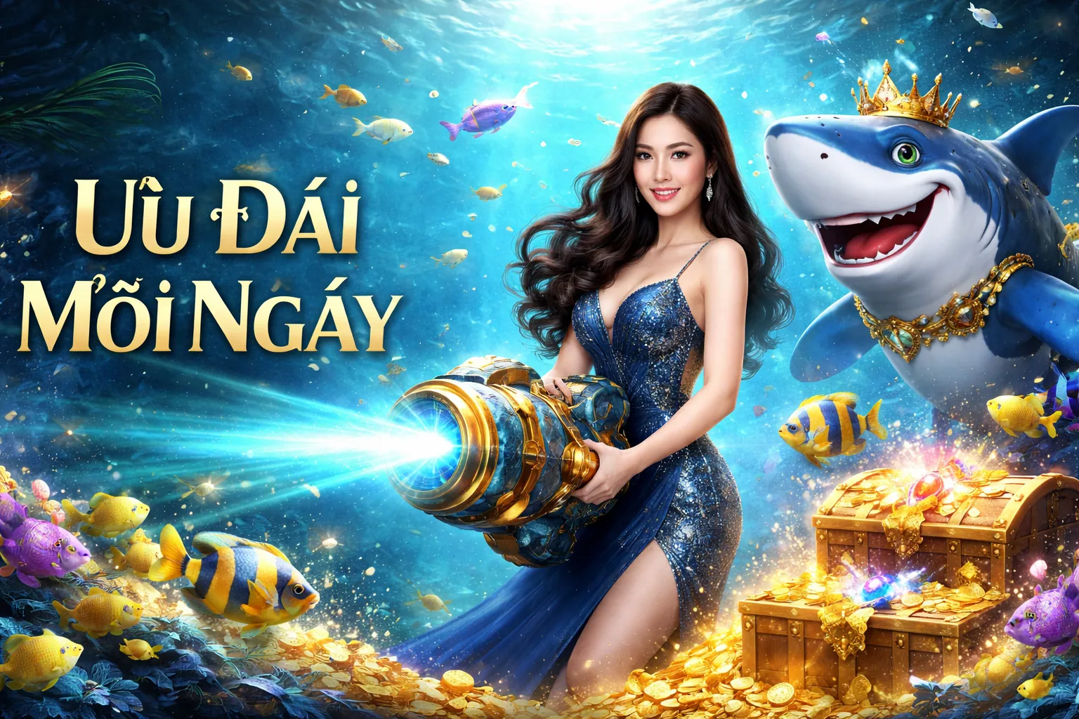Hình ảnh chi tiết trò chơi bắn cá NHATVIP