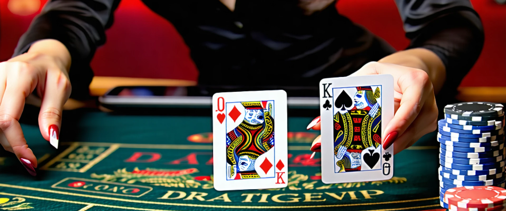 Hình ảnh chính về trò chơi Rồng Hổ tại NHATVIP