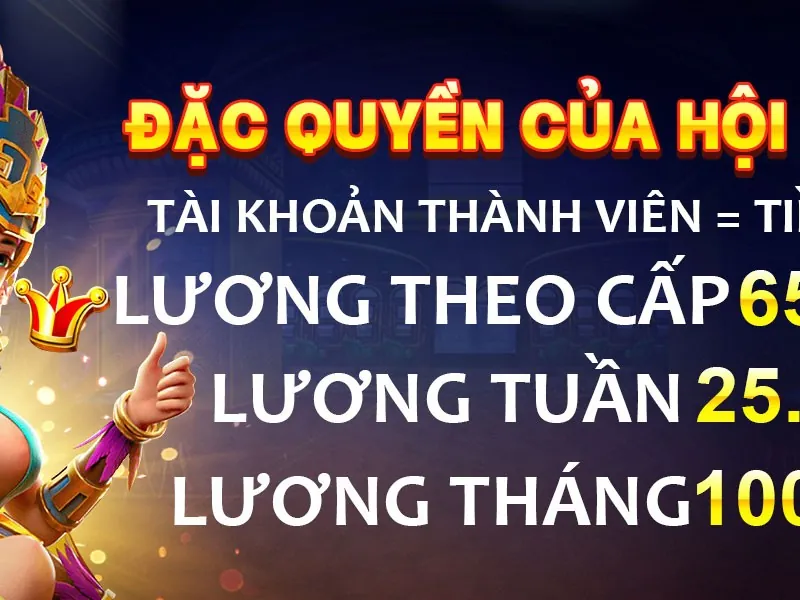 Phần thưởng VIP độc quyền hàng tháng