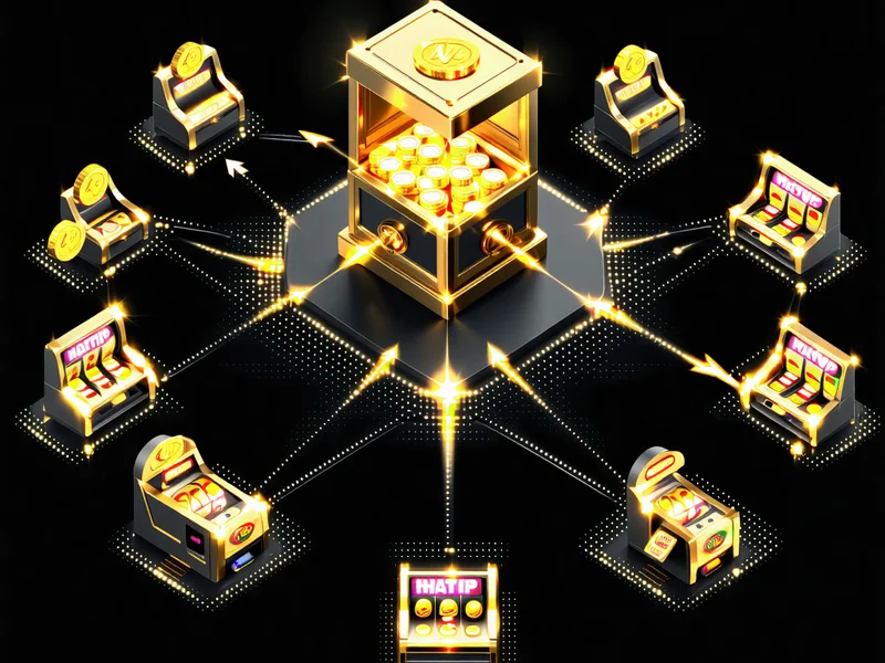 Sơ đồ minh họa cơ chế hoạt động của jackpot lũy tiến tại NHATVIP, NhatVip