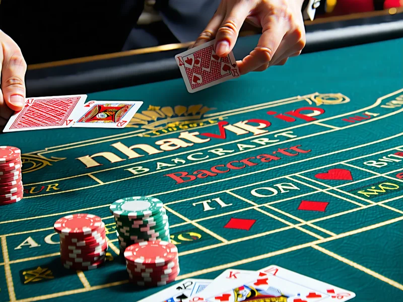 Bàn chơi Baccarat trực tuyến tại NHATVIP với dealer
