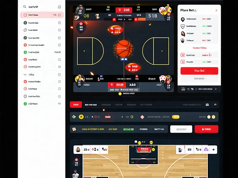 Màn hình cá cược bóng rổ trực tiếp trên NHATVIP