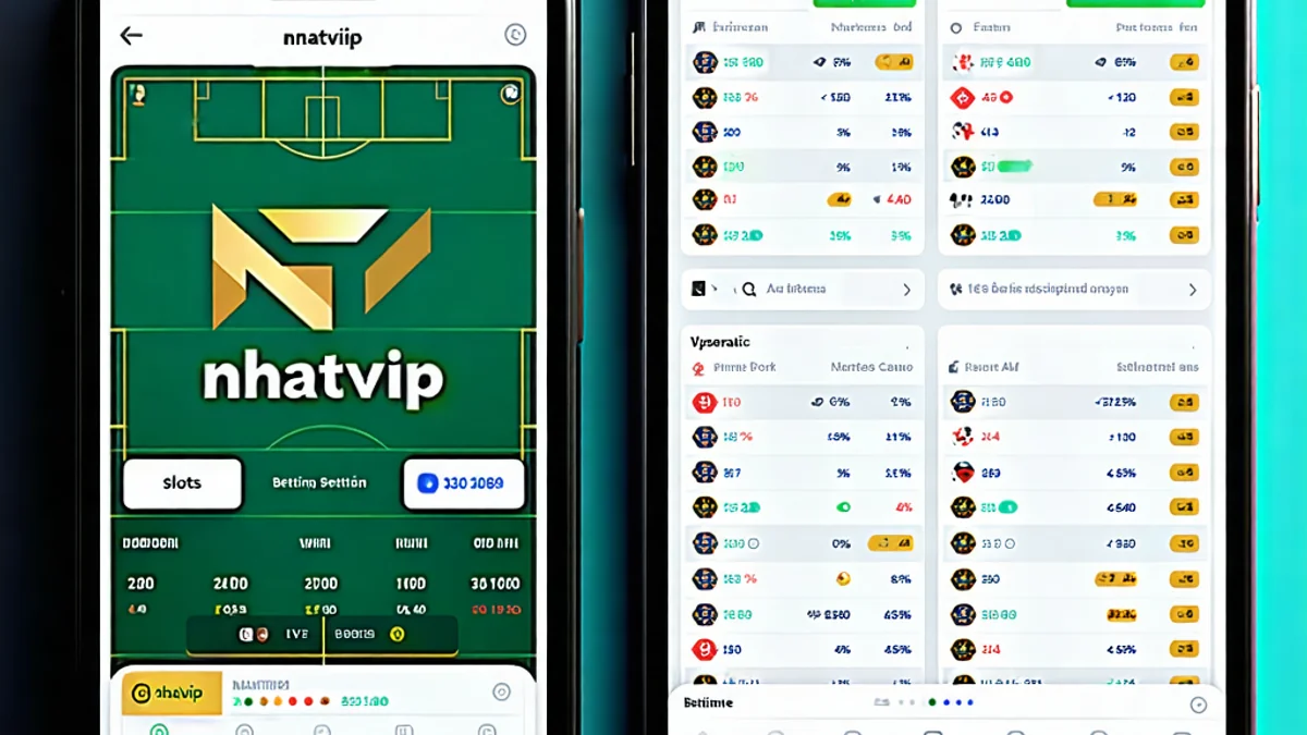 Giao diện ứng dụng cá cược NHATVIP, NhatVip trên điện thoại di động