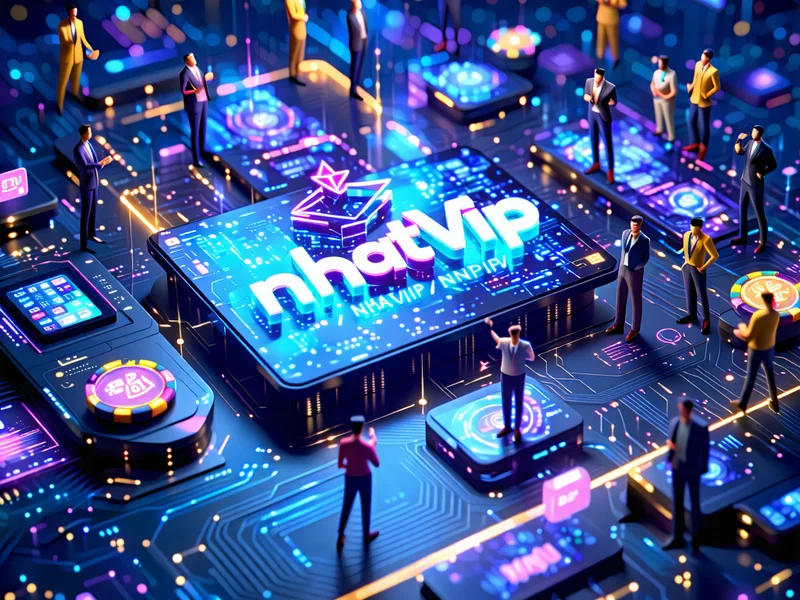 Hình ảnh đại diện cho tương lai của NHATVIP, NhatVip trong ngành trò chơi trực tuyến, với các công nghệ tiên tiến và người chơi hài lòng