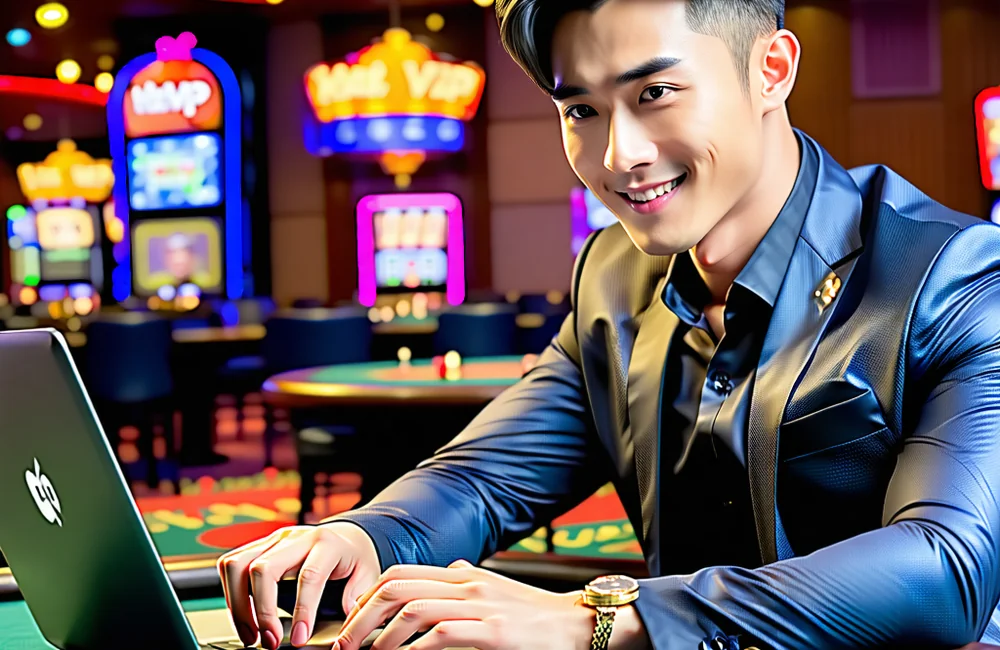 Người chơi tương tác với người chia bài trực tuyến của NHATVIP qua giao diện trò chuyện